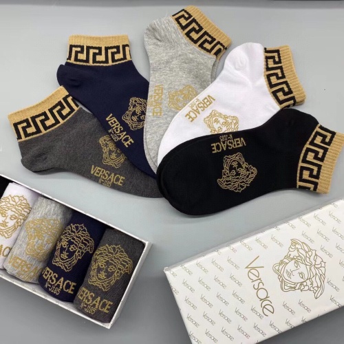 Replica Versace Socks For Men #1218759 $29.00 USD for Wholesale