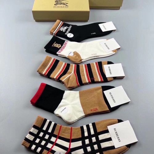 Replica Burberry Socks For Women #1218760 $25.00 USD for Wholesale