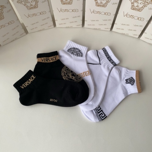 Replica Versace Socks #1218847 $27.00 USD for Wholesale