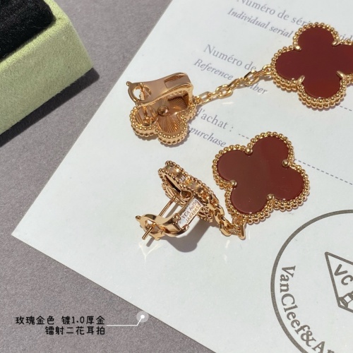 Replica Van Cleef & Arpels Earrings For Women #1219218 $80.00 USD for Wholesale