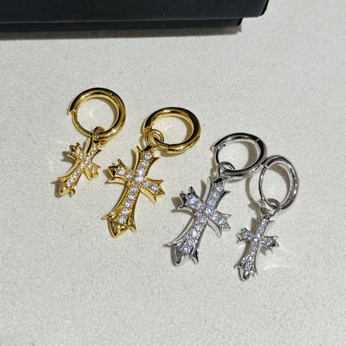 Replica Chrome Hearts Earrings For Women #1219356 $42.00 USD for Wholesale