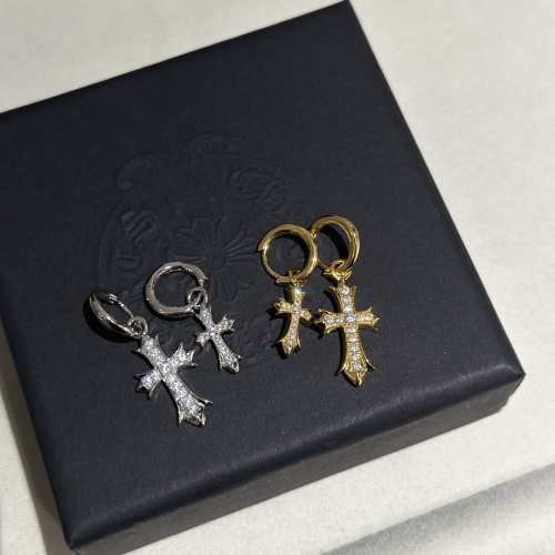 Replica Chrome Hearts Earrings For Women #1219356 $42.00 USD for Wholesale