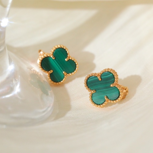 Replica Van Cleef & Arpels Earrings For Women #1219387 $56.00 USD for Wholesale