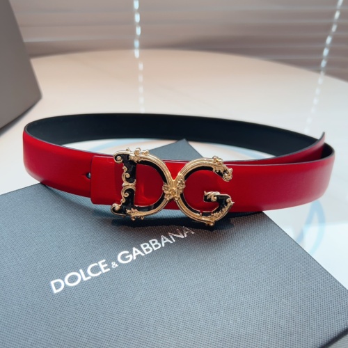 Replica Dolce & Gabbana D&G AAA Quality Belts For Unisex #1219741 $56.00 USD for Wholesale