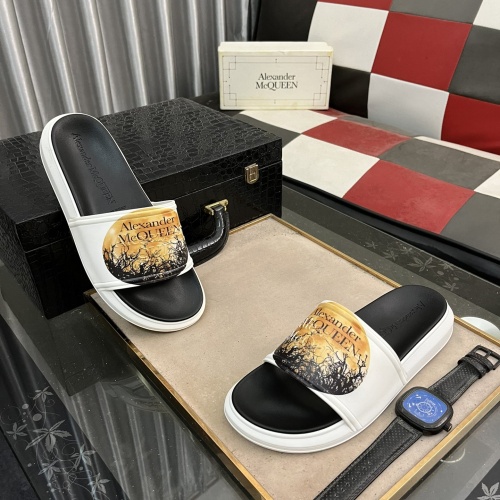 Alexander McQueen Slippers For Men #1220142, $48.00 USD, [ITEM#1220142], Alexander McQueen Slippers