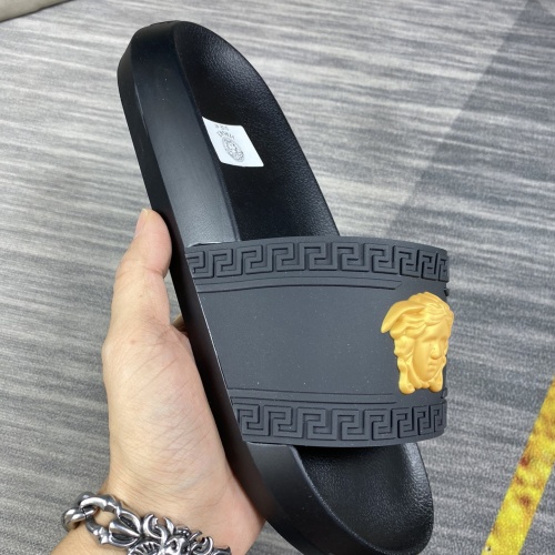 Replica Versace Slippers For Men #1220274 $45.00 USD for Wholesale