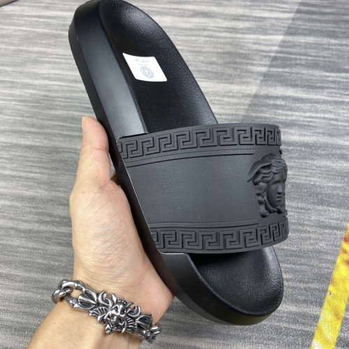 Replica Versace Slippers For Men #1220278 $45.00 USD for Wholesale