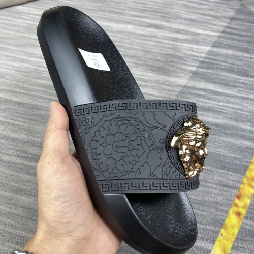 Replica Versace Slippers For Men #1220286 $45.00 USD for Wholesale