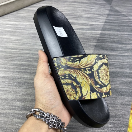 Replica Versace Slippers For Men #1220292 $45.00 USD for Wholesale