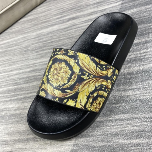 Replica Versace Slippers For Men #1220292 $45.00 USD for Wholesale