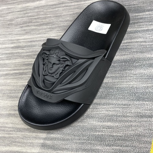 Replica Versace Slippers For Men #1220294 $45.00 USD for Wholesale