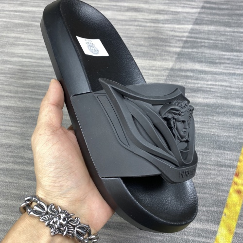 Replica Versace Slippers For Men #1220294 $45.00 USD for Wholesale