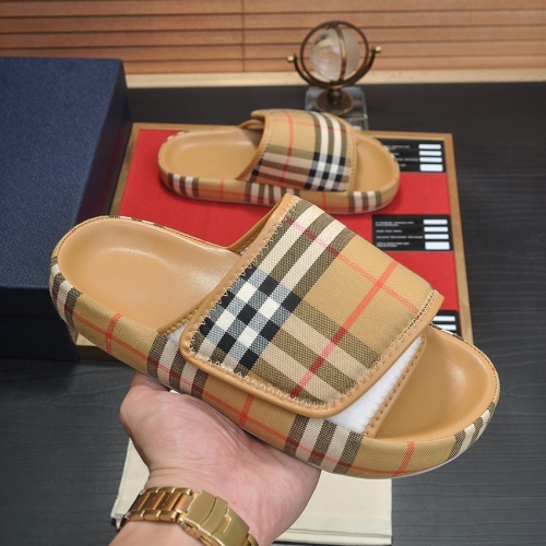 Replica Burberry Slippers For Men #1220665 $60.00 USD for Wholesale