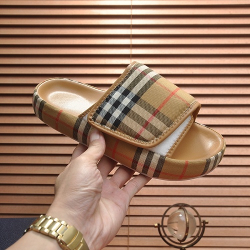 Replica Burberry Slippers For Men #1220665 $60.00 USD for Wholesale