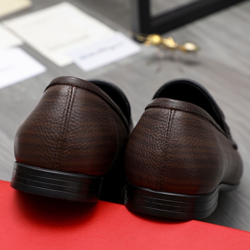 Replica Salvatore Ferragamo Leather Shoes For Men #1220994 $80.00 USD for Wholesale