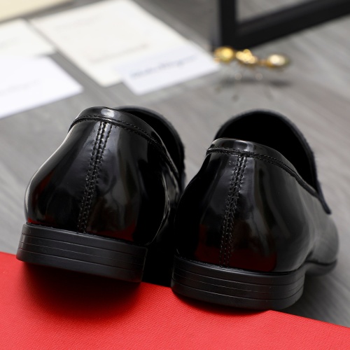 Replica Salvatore Ferragamo Leather Shoes For Men #1220996 $80.00 USD for Wholesale