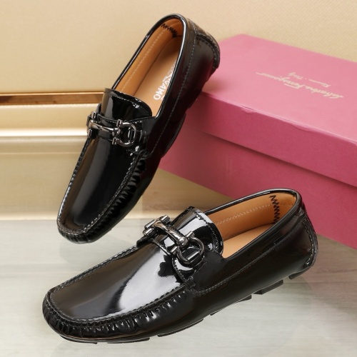 Salvatore Ferragamo Leather Shoes For Men #1221551, $118.00 USD, [ITEM#1221551], Salvatore Ferragamo Leather Shoes