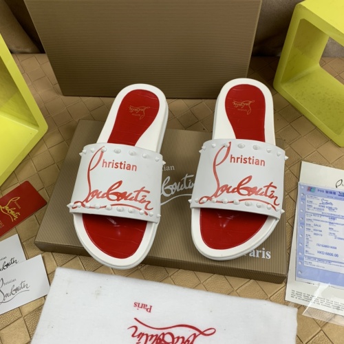 Christian Louboutin CL Slippers For Men #1221761, $68.00 USD, [ITEM#1221761], Christian Louboutin CL Slippers