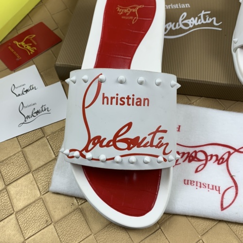 Replica Christian Louboutin CL Slippers For Men #1221761 $68.00 USD for Wholesale