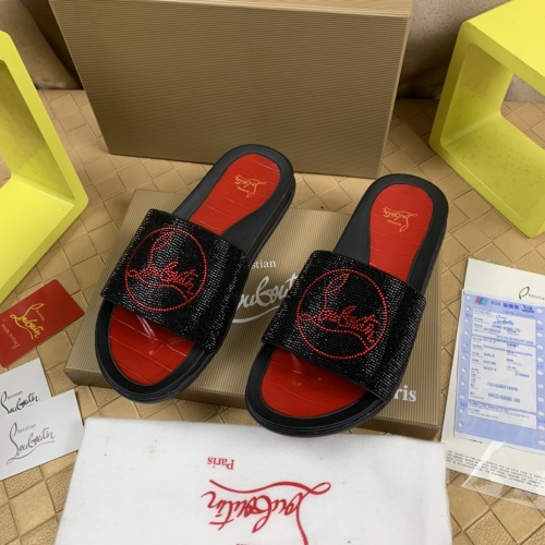 Christian Louboutin CL Slippers For Men #1221767, $68.00 USD, [ITEM#1221767], Christian Louboutin CL Slippers