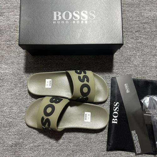 Replica Boss Slippers For Men #1221773 $45.00 USD for Wholesale