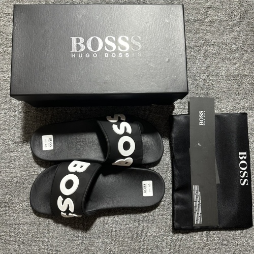 Replica Boss Slippers For Men #1221774 $45.00 USD for Wholesale