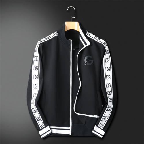 Replica Dolce & Gabbana D&G Tracksuits Long Sleeved For Men #1221799 $92.00 USD for Wholesale