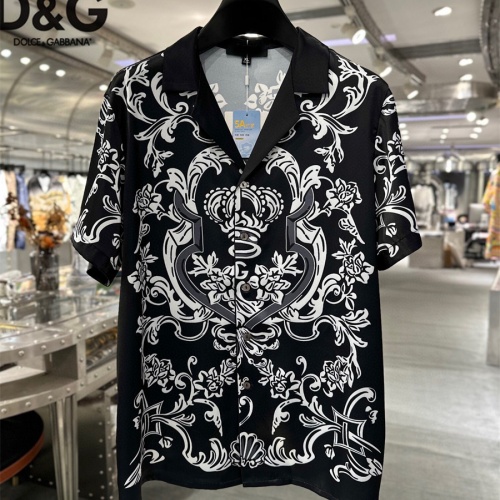 Replica Dolce & Gabbana D&G Tracksuits Short Sleeved For Men #1222576 $72.00 USD for Wholesale