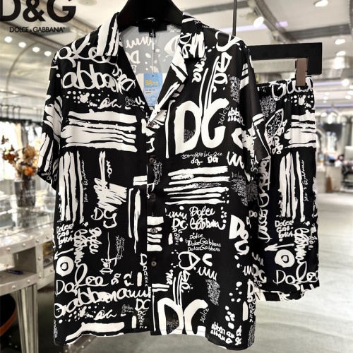 Dolce & Gabbana D&G Tracksuits Short Sleeved For Men #1222580