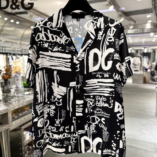 Replica Dolce & Gabbana D&G Tracksuits Short Sleeved For Men #1222580 $72.00 USD for Wholesale