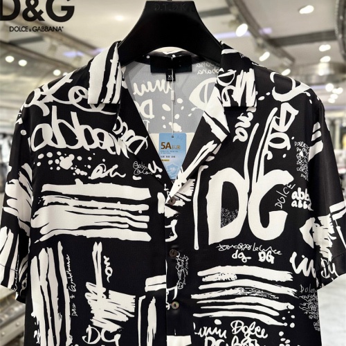 Replica Dolce & Gabbana D&G Tracksuits Short Sleeved For Men #1222580 $72.00 USD for Wholesale