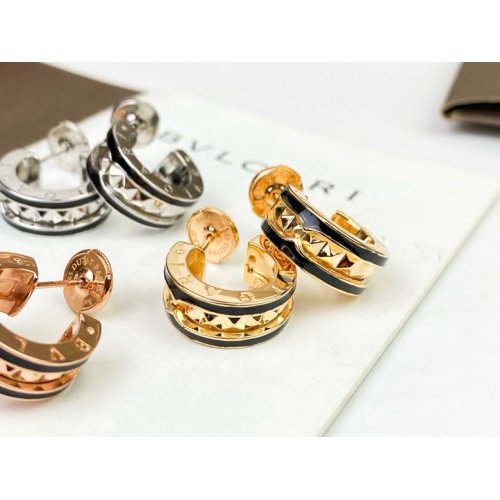 Replica Bvlgari Earrings For Women #1223353 $34.00 USD for Wholesale