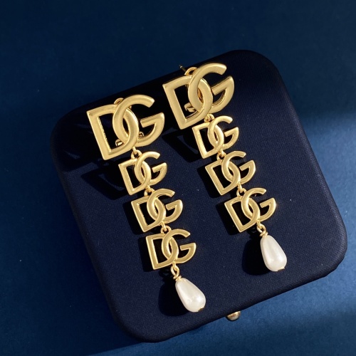 Replica Dolce & Gabbana D&G Earrings For Women #1223433 $32.00 USD for Wholesale