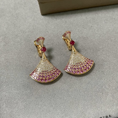 Replica Bvlgari Earrings For Women #1223611 $68.00 USD for Wholesale