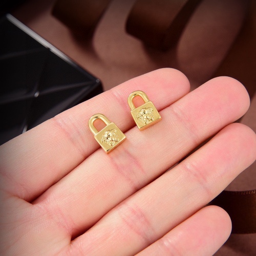 Replica Versace Earrings For Women #1224136 $25.00 USD for Wholesale