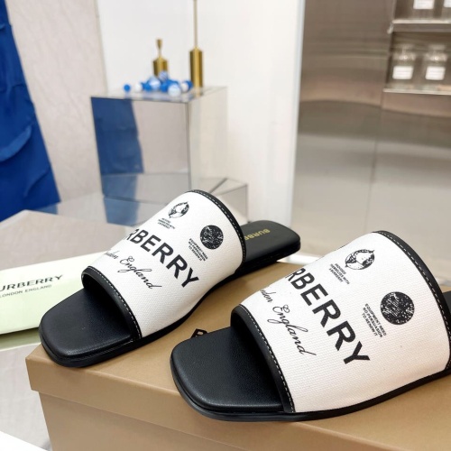 Replica Burberry Slippers For Women #1224559 $88.00 USD for Wholesale