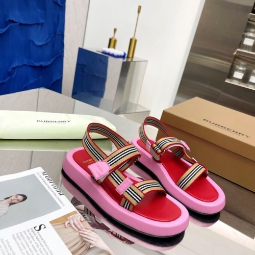 Replica Burberry Sandal For Women #1224586 $80.00 USD for Wholesale