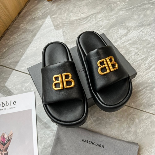 Replica Balenciaga Slippers For Women #1224665 $92.00 USD for Wholesale