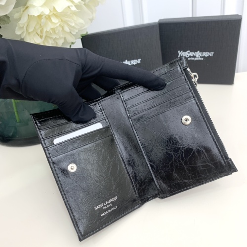 Replica Yves Saint Laurent YSL Wallets #1224759 $42.00 USD for Wholesale