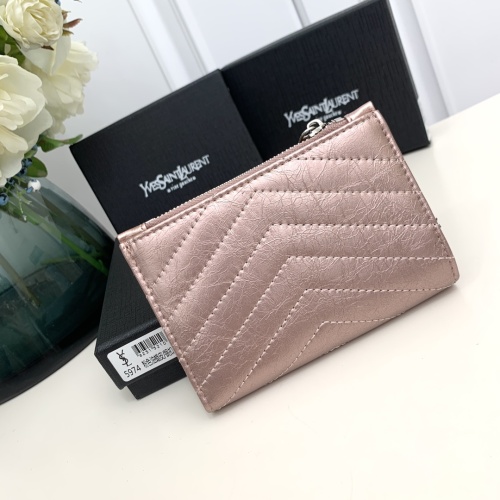 Replica Yves Saint Laurent YSL Wallets #1224763 $42.00 USD for Wholesale