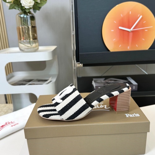 Replica Christian Louboutin CL Slippers For Women #1224936 $76.00 USD for Wholesale