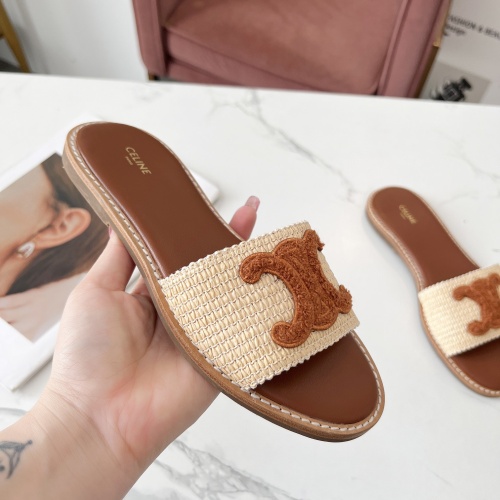 Replica Celine Slippers For Women #1225070 $68.00 USD for Wholesale