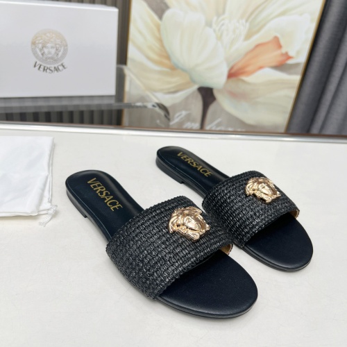 Replica Versace Slippers For Women #1225149 $82.00 USD for Wholesale