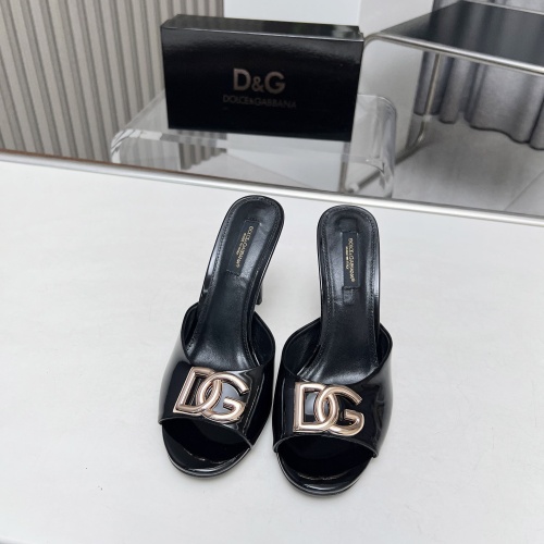 Replica Dolce & Gabbana D&G Slippers For Women #1225236 $85.00 USD for Wholesale