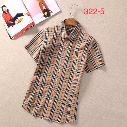 Burberry Shirts Short Sleeved For Women #1225352, $36.00 USD, [ITEM#1225352], Burberry Shirts