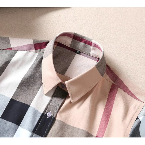 Replica Burberry Shirts Short Sleeved For Women #1225353 $36.00 USD for Wholesale