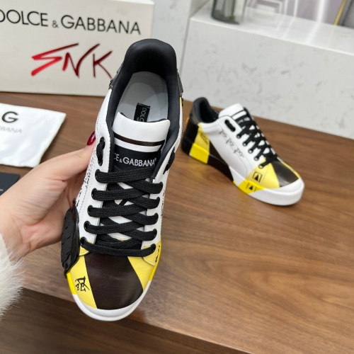 Replica Dolce & Gabbana D&G Casual Shoes For Women #1225479 $105.00 USD for Wholesale