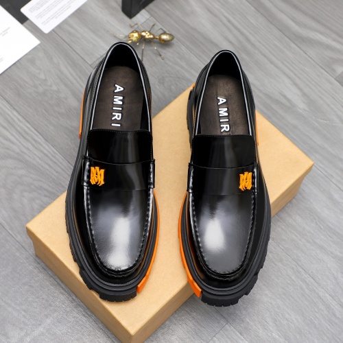 Replica Amiri Leather Shoes For Men #1225641 $112.00 USD for Wholesale