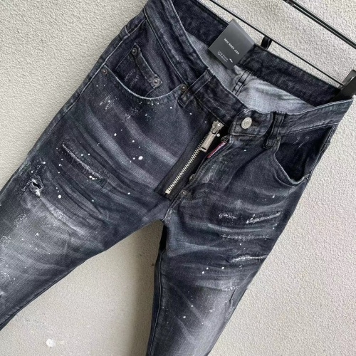 Replica Dsquared Jeans For Men #1225985 $68.00 USD for Wholesale