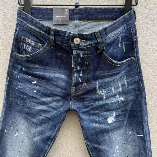 Replica Dsquared Jeans For Men #1225987 $68.00 USD for Wholesale